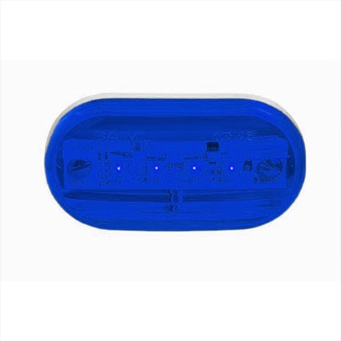 BAIML FARO ELECTRONICO BIVOLTAJE 4 LEDS AZUL  