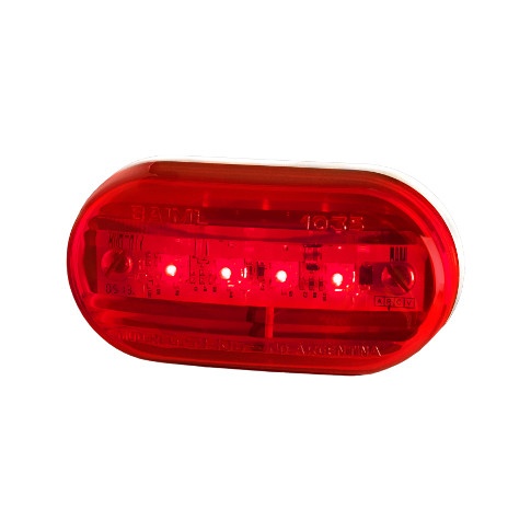BAIML FARO ELECTRONICO BIVOLTAJE 4 LEDS ROJO  