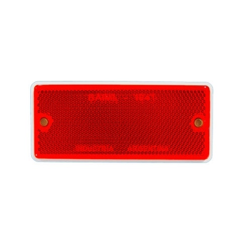 BAIML REFLECTOR RECTANGULAR ROJO  