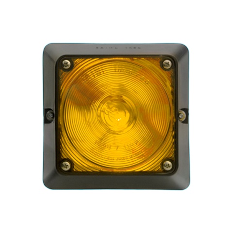 BAIML JUEGO FARO TRASERO CUADRADO UNIPOLAR AMBAR