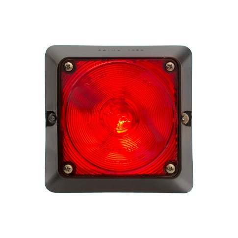 BAIML JUEGO FARO TRASERO CUADRADO UNIPOLAR ROJO