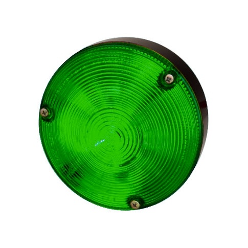 BAIML JUEGO FARO TRASERO REDONDO GRANDE UNIPOLAR VERDE