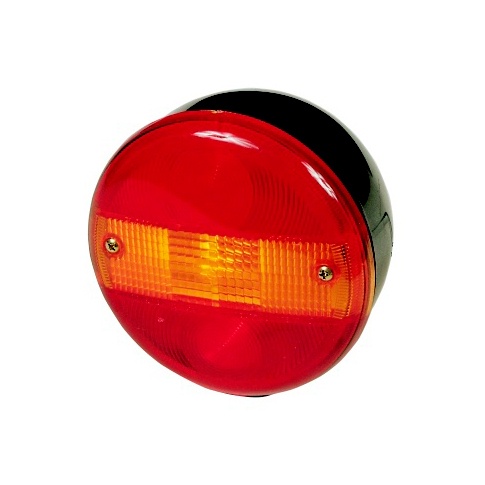 BAIML JUEGO FARO TRASERO REDONDO UNIPOLAR ROJO//AMBAR//ROJO