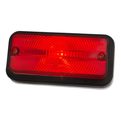 BAIML FARO POSICION RECTANG. UNIPOLAR ROJO  