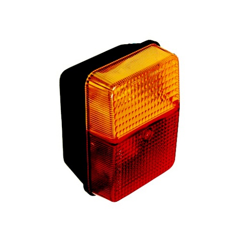 BAIML FARO TRASERO RECTANG.BIPO-UNIPOLAR ROJO//AMBAR  