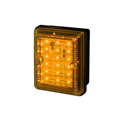BAIML FARO TRASERO ELECTRONICO BIVOLTAJE AMBAR UNIPOLAR  /18 LEDS 