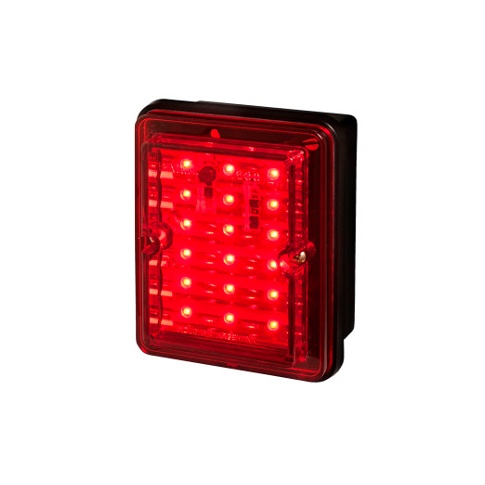 BAIML FARO TRASERO ELECTRONICO BIVOLTAJE ROJO BIPOLAR  