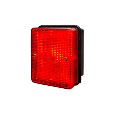 BAIML FARO TRASERO RECTANG.UNIPOLAR ROJO  
