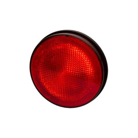 BAIML FARO TRASERO REDONDO BIPOLAR ROJO C/RETROREFLECTOR