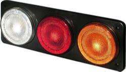 BAIML MARCO TRASERO 3 FAROS CRISTAL//ROJO//AMBAR  /BIP-UNIPOLAR 