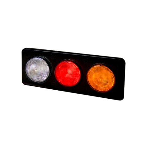 BAIML MARCO TRASERO 3 FAROS CRISTAL//ROJO//AMBAR  /BIP-UNIPOLAR 