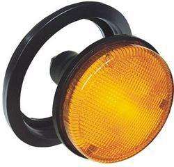 BAIML FARO TRASERO REDONDO MEDIANO UNIPOLAR AMBAR  /CON ARO FLEXIBLE 