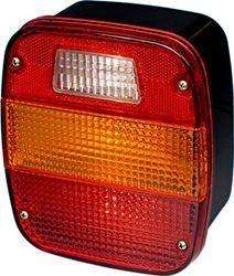 BAIML JUEGO FARO TRASERO CON VENTANA CRISTAL//ROJO//AMBAR /BIP-UNIPOLAR