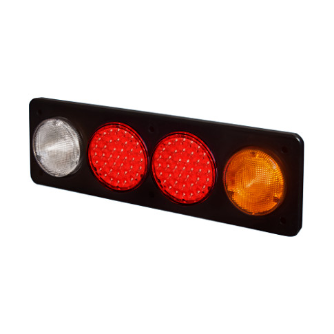 BAIML MARCO TRASERO ELECTR.BIVOLTAJE LAMPARAS-LEDS  /CRISTAL//ROJO//AMBAR - BIP-UNIPOLAR 