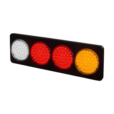 BAIML FARO ELECTR.BIVOLTAJE 39 LEDS X FARO CRISTAL/ROJO/AMBA  /BIP-UNIPOLAR 