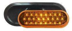 BAIML FARO POSICION-GIRO LATERAL ELECTR.BIVOLTAJE AMBAR  /25 LEDS - CON ARO FLEXIBLE 