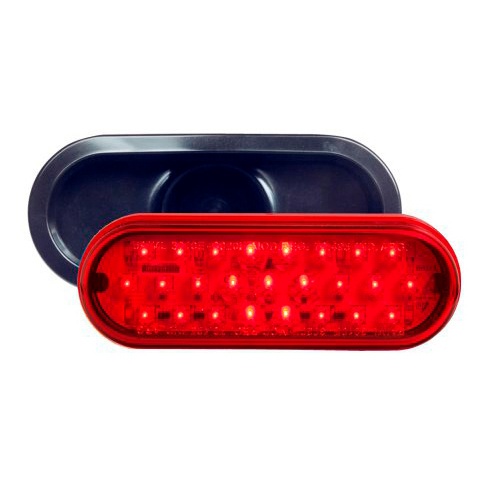 BAIML FARO POSICION-STOP ELECTR.BIVOLTAJE 25 LEDS ROJO  /CON ARO FLEXIBLE 
