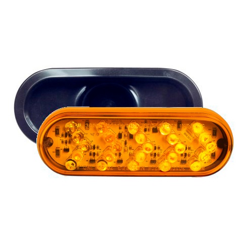 BAIML FARO SECUENCIAL DIRECCION ELECTR.BIVOLTAJE AMBAR  /25 LEDS - CON ARO FLEXIBLE 