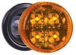 BAIML FARO POSICION ELECTR.BIVOLTAJE 4 LEDS AMBAR  /CON ARO FLEXIBLE 