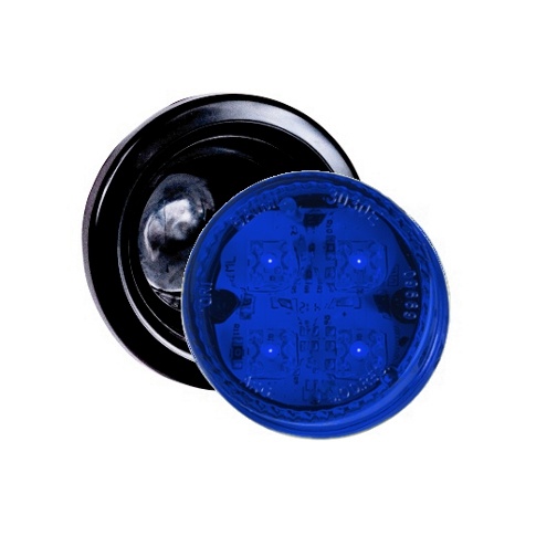 BAIML FARO POSICION ELECTR.BIVOLTAJE 4 LEDS AZUL  /CON ARO FLEXIBLE 