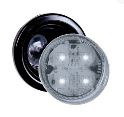 BAIML FARO POSICION ELECTR.BIVOLTAJE 4 LEDS BLANCO FRIO  /CON ARO FLEXIBLE 