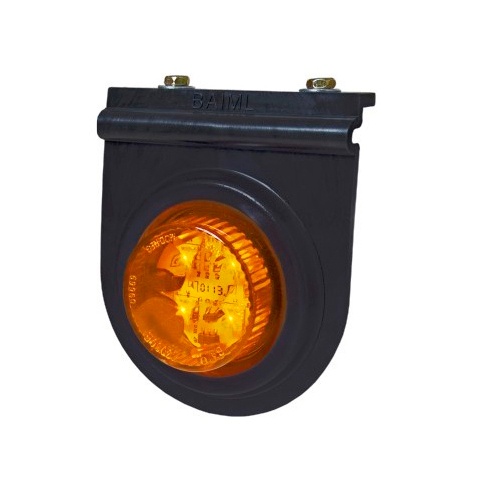 BAIML FARO ELECTR.FLEXIBLE BIVOLTAJE 4 LEDS AMBAR  /CON ARO FLEXIBLE 