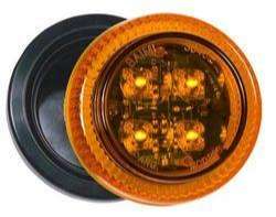 BAIML FARO POSICION ELECTR.BIVOLTAJE 4 LEDS AMBAR  /CON ARO FLEXIBLE 