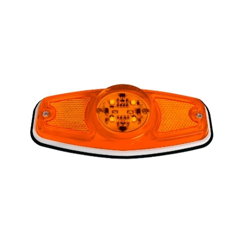 BAIML FARO POSICION ELECTR.UNIPOLAR 4 LEDS REFLECTOR AMBAR  