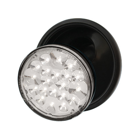 BAIML FARO RETROCESO ELECTR.BIVOLTAJE 20 LEDS CRISTAL  /CON ARO FLEXIBLE // PANTALLA INTERIOR METALIZADA 