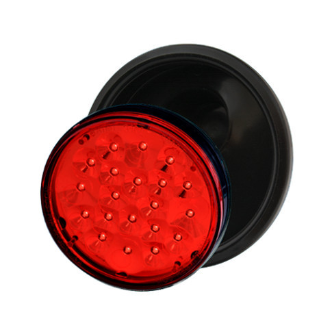 BAIML FARO POSICION STOP ELECTR.BIVOLTAJE 20 LEDS ROJO CON ARO FLEXIBLE PANTALLA INTERIOR METALIZADA