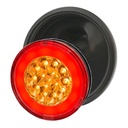 BAIML FARO ELECTR. TRASERO ROJO POSICION AMBAR GIRO 12/24V - ARO FLEXIBLE - CONECTOR DE 3 VIAS