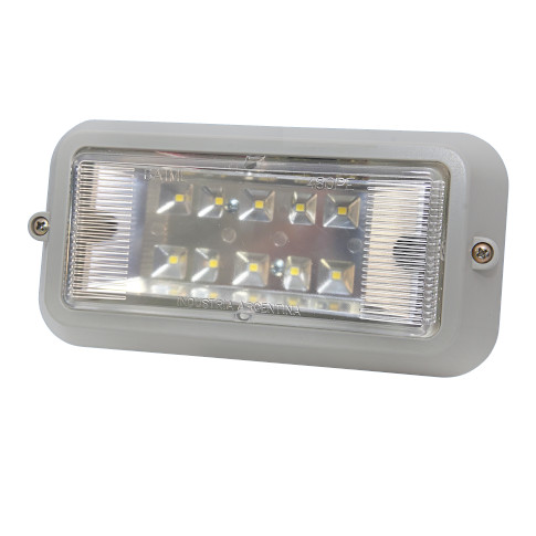 BAIML FARO PLAFON ELECTR.BIVOLTAJE 12/24 V 10 LEDS SMD LENTE DE ACRILICO