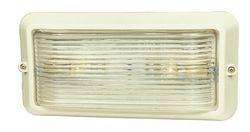 BAIML FARO PLAFON UNIPOLAR CUERPO MARFIL - LENTE DE VIDRIO  /SIN LLAVE INTERRUPTORA (AD)