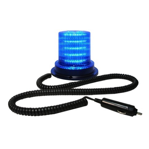BAIML BALIZA ELECTR.BIVOLTAJE 40 LEDS AZUL  /CABLE ESPIRALADO C/FICHA TIPO PLUG  /7 DESTELLOS CONTINUOS