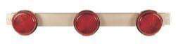 BAIML SOPORTE TRIPLE C/FAROS UNIPOLAR ROJO   (ART. DISCONTINUADO)