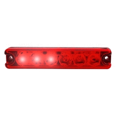 BAIML BALIZA ELECTR.BIVOLTAJE 6 LEDS ROJO CON SECUENCIA DE DESTELLOS