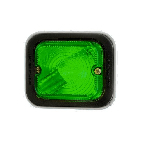 BAIML FARO POSICION UNIPOLAR VERDE  /P/LAMPARA TIPO BAYONETA 