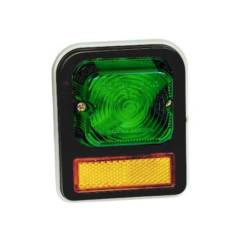 BAIML FARO POSICION C/REFLECTOR UNIPOLAR VERDE  