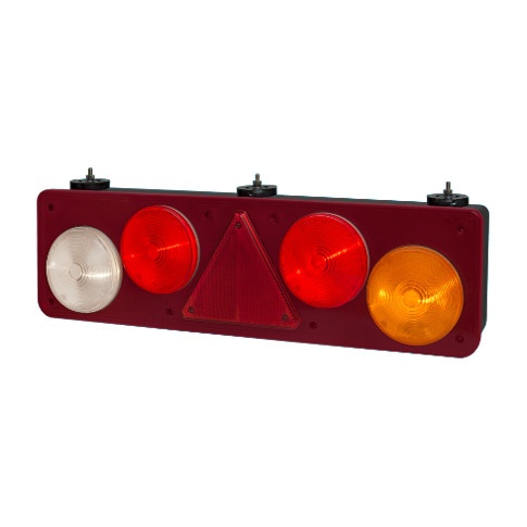 BAIML SOPORTE BIP-UNIPOLAR CRISTAL//ROJO//AMBAR DER.  /FIJACION SUPERIOR 