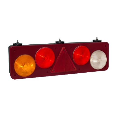 BAIML SOPORTE BIP-UNIPOLAR AMBAR//ROJO//CRISTAL IZQ.  /FIJACION SUPERIOR 