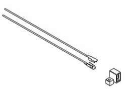 BAIML REPUESTO PORTALAMPARA CORTO C/2 CABLES DE 170MM  /TERMINALES PARA 1017 - 1030 - 1255 - ETC 