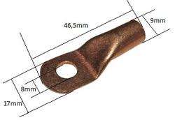X9 TERMINAL INSTAL. OJAL P/CABLE 16 COBRE X1