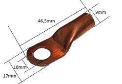 X9 TERMINAL INSTAL.OJAL P/CABLE 25 COBRE X1  