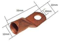 X9 TERMINAL INSTAL.OJAL P/CABLE 50 COBRE X1  
