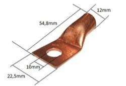 X9 TERMINAL INSTAL.OJAL P/CABLE 70 COBRE X1  
