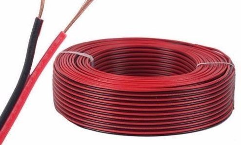 X9 CABLE PARLANTES ROJO/NEGRO ROLLO X100M  