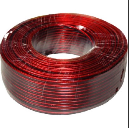 X9 CABLE PARLANTES ROJO/NEGRO ROLLO X100M  
