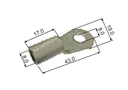 [922.0120] X9 TERMINAL INSTAL.OJAL CABLE 25 MM COBRE X 1U