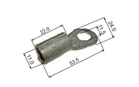 X9 TERMINAL INSTAL.OJAL CABLE 50 MM COBRE X 1U
