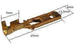 X9 TERMINAL INSTAL.PALA MACHO C/TRABA X 200U  